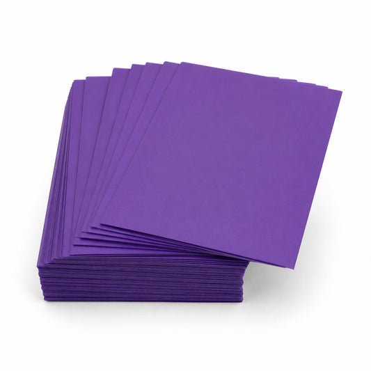 Matte Purple Card Sleeves 100 Pack