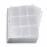 Ring Binder Card Pages 50 Pack